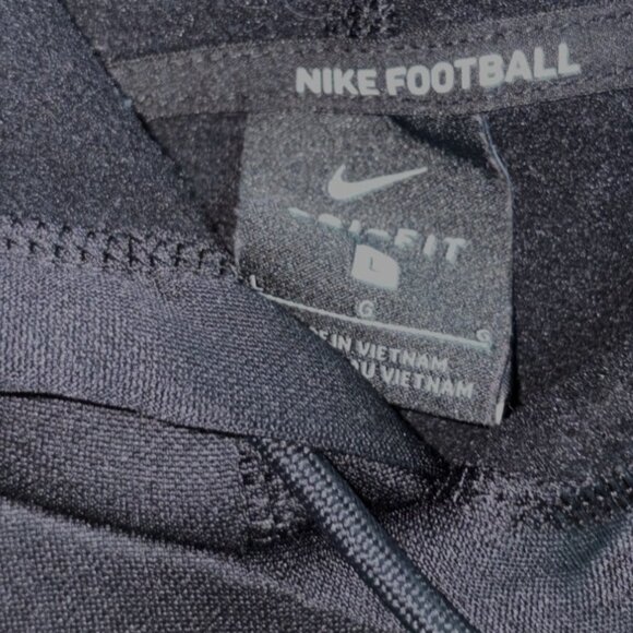 Nike Football Dri-Fit Mens Pullover Hoodie/Sweatshirt-Black-Size Large-GUC - Picture 4 of 7